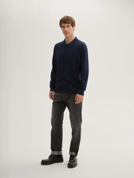 TOM TAILOR - Cosy Structured Knit Polo - 1043193