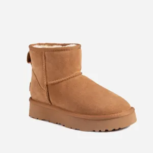 Ugg Classic Mini Platform Boots (Cow Suede)