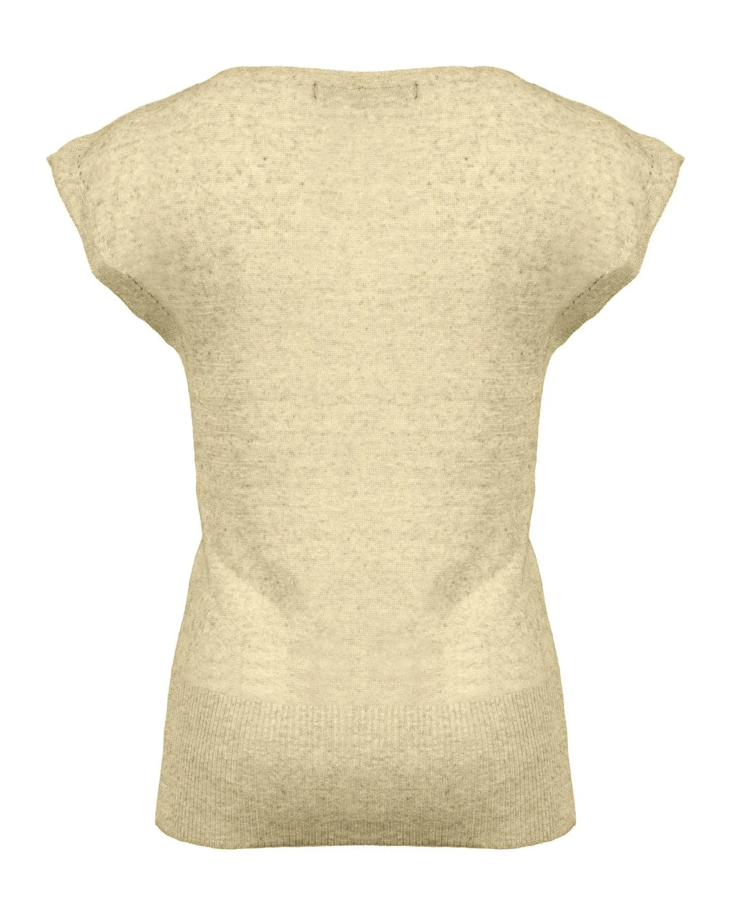 V-Neck Cap Sleeve Top