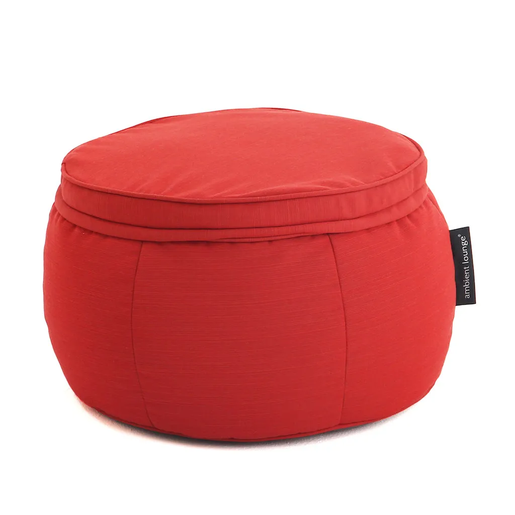 Wing Ottoman - Crimson Vibe (Sunbrella)