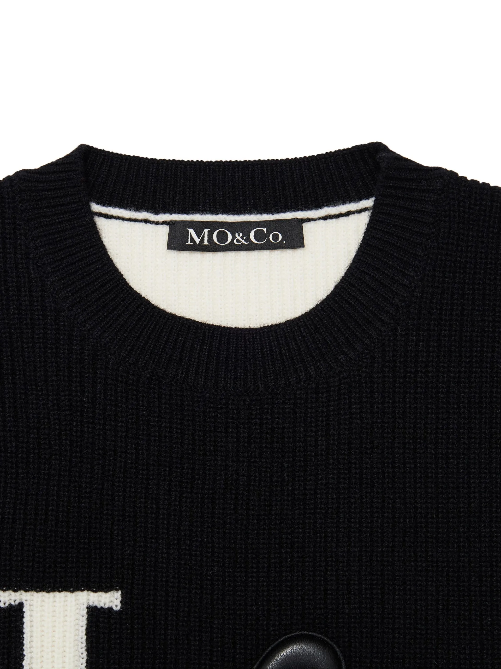 Wool Drop Shoulder Knit Pullover