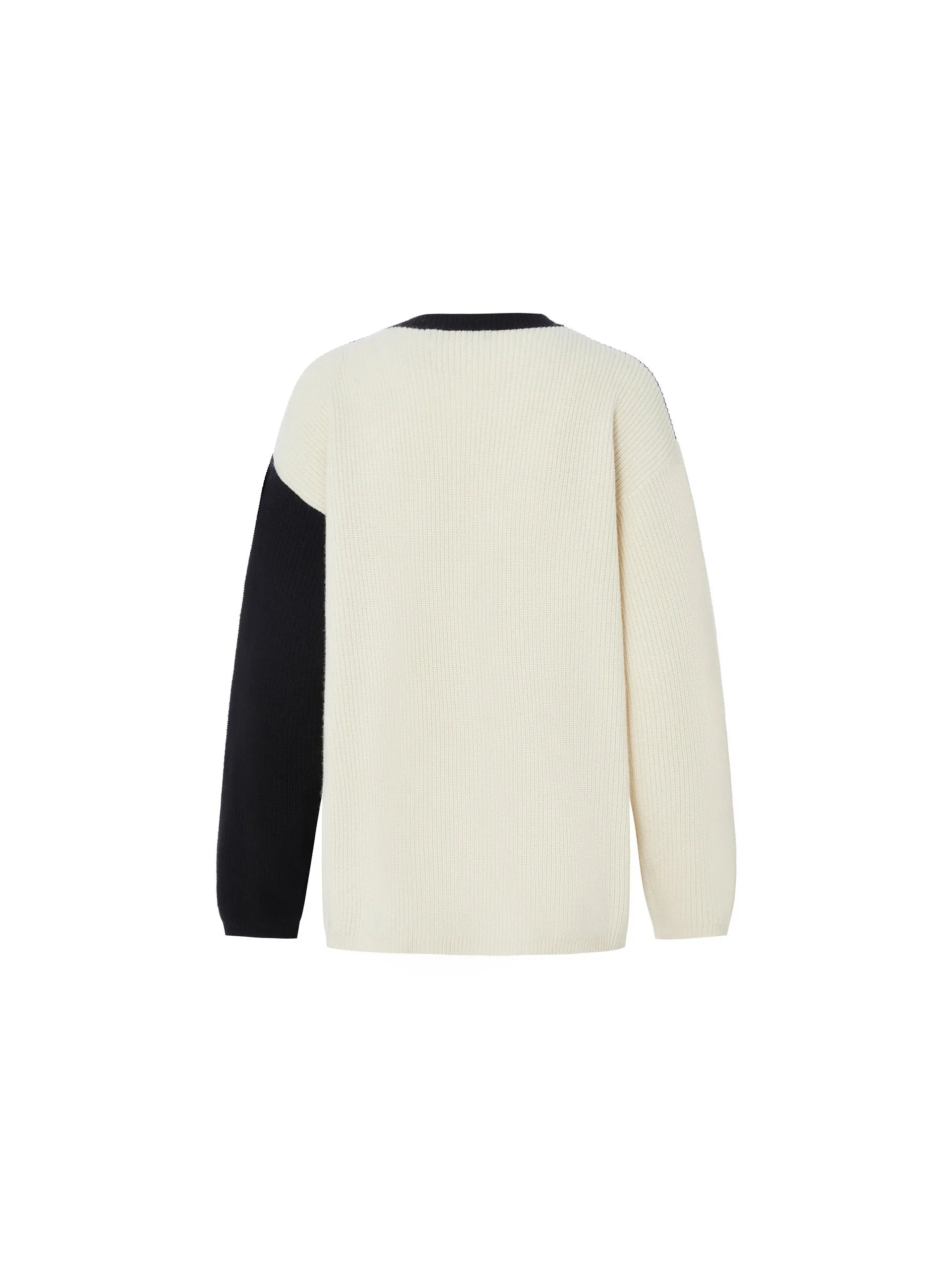 Wool Drop Shoulder Knit Pullover