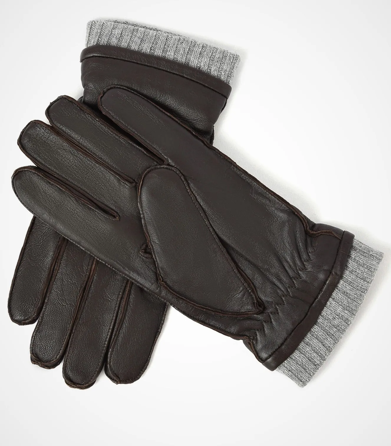 YISEVEN Winter Men’s   Sheepskin Leather Gloves