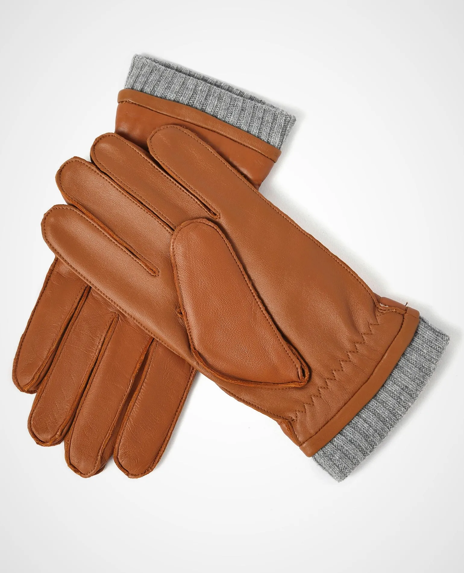 YISEVEN Winter Men’s   Sheepskin Leather Gloves