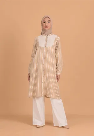 Yula Tunic - Yellow Stripe