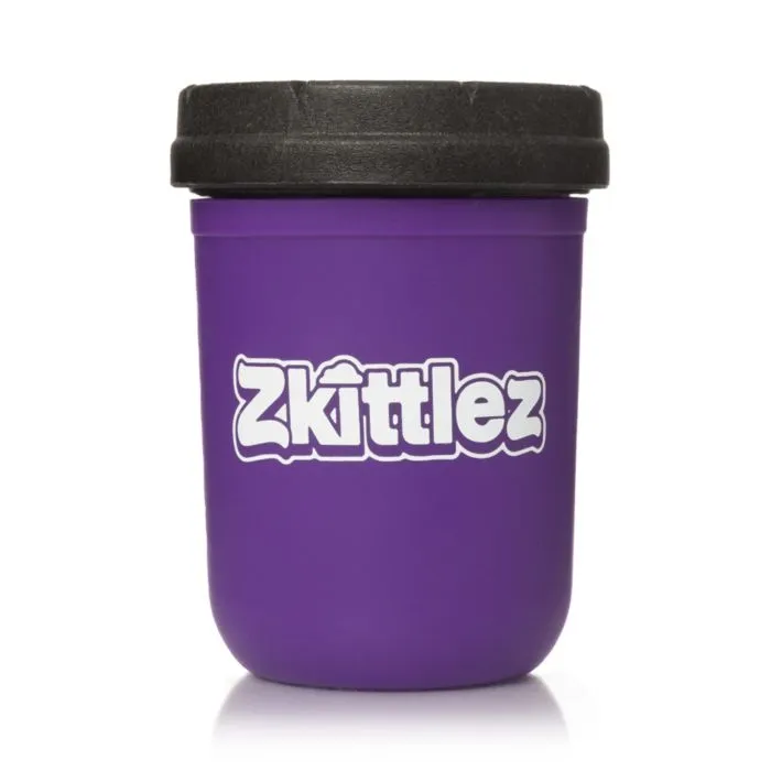 Zkittlez - Purple - RE:STASH Silicone & Glass Jar - 1/2oz Capacity