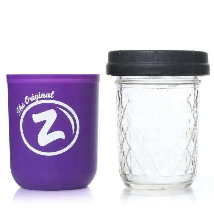 Zkittlez - Purple - RE:STASH Silicone & Glass Jar - 1/2oz Capacity